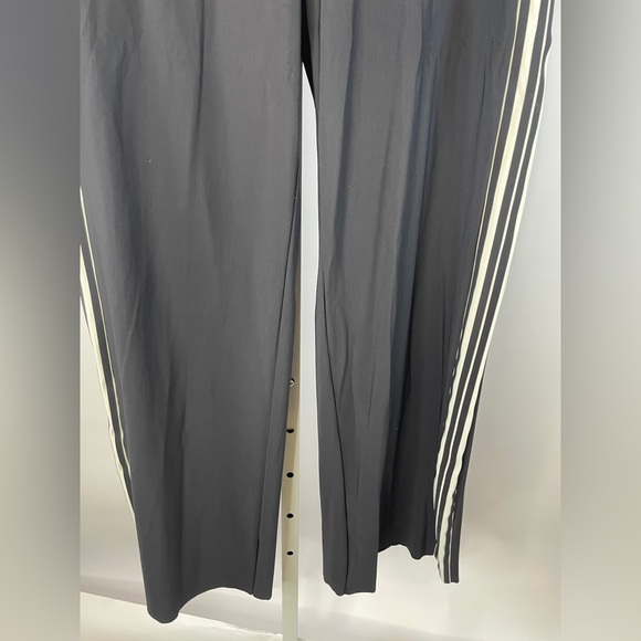 Athleta | Meridian Wide Leg Pants Side Stripes High Rise Black White Size Small - Picture 4 of 10